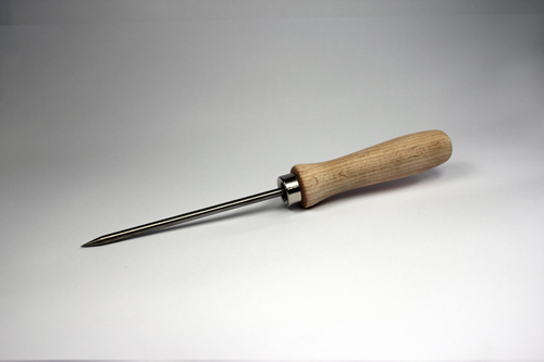 Tungsten rod 4mm with handle, sharp