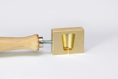 Bead roller for knobs, pattern no.6