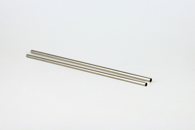Silberrohr 5mm Außendurchmesser - 20cm lang, 2 Stück