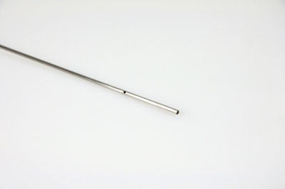 Hollow mandrel, 2mm, 25cm long, with side opening for hollow beads