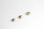 Perlenpresse für Flachdorne: drei Linsen mit Rand - 26, 22, 18mm