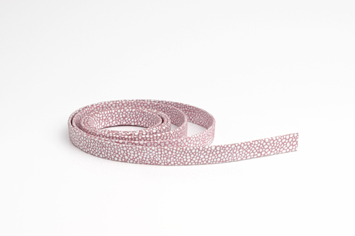 Lederband aus echtem Nappaleder, 10mm breit, Muster Nr. 3
