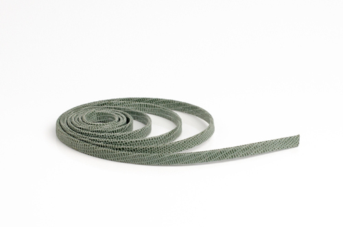 Lederband aus echtem Nappaleder, 5mm breit, Muster Nr. 205