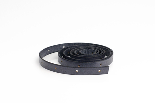 Lederband aus echtem Leder - "italian style", 10mm breit, Muster Nr. 305