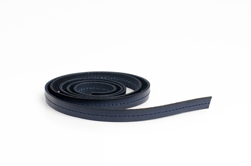 Lederband aus echtem Leder - "italian style", 10mm breit, Muster Nr. 511