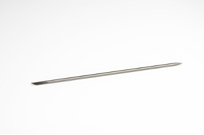 Tungsten rod, on both sides shaped: sharp and knife-shaped - 2,4mm diameter