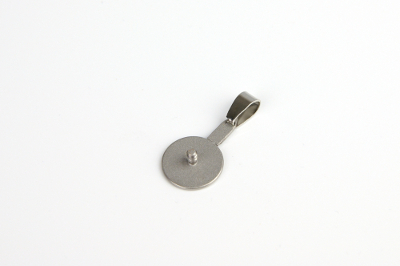 Interchangeable pendant with 2.5mm thread, diameter 15mm, for beads up to 25mm